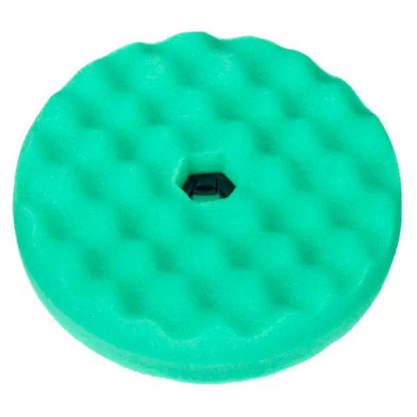Burete polish verde valurit 3M cu fata dubla Quick Connect 150mm