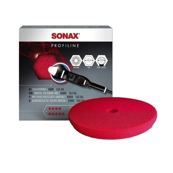 Burete Rosu pentru Polish-Abraziv, 165 mm, Sonax
