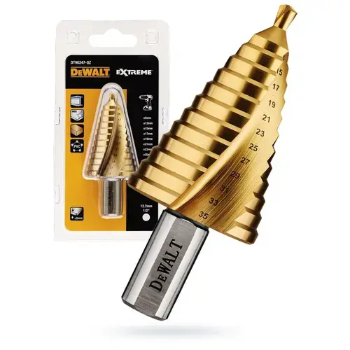Burghiu conic DeWalt Titanium 5-35mm