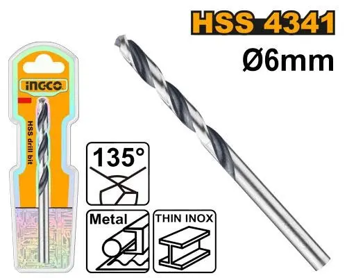 Burghiu HSS Metal 8mm INGCO DBT1200804