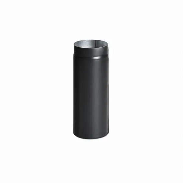 Burlan otel premium 50mm diametru fi 200 negru grosime 2mm robust