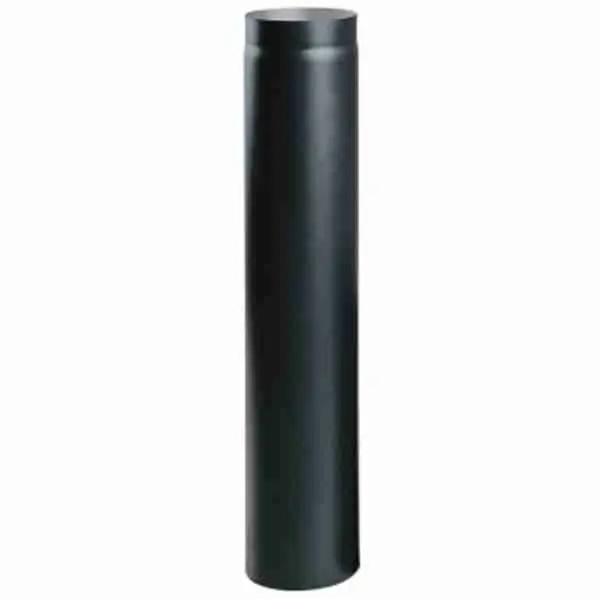 Burlan otel premium robust 1m diametru fi 150 pentru racordare semineu soba la cos de fum