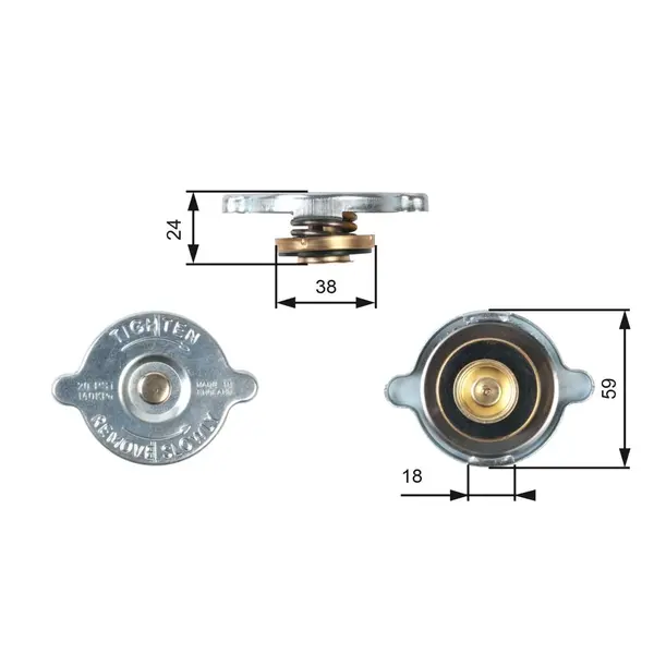 buson,radiator GATES RC125