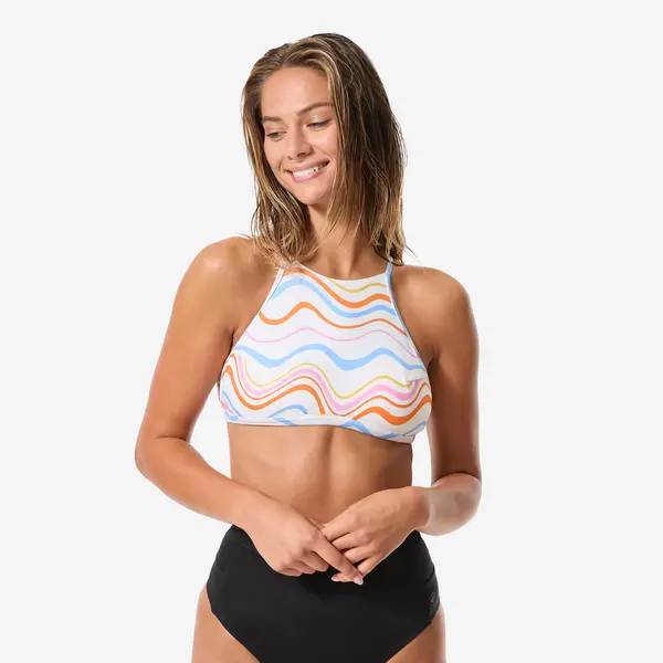 Bustieră de baie surf Andrea Vivetta Alb Damă