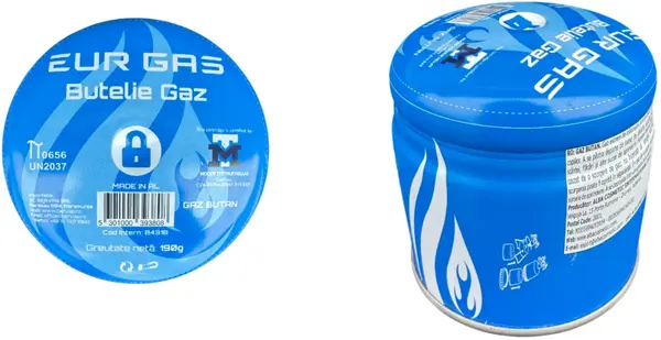 Butelie Gaz 190gr + Valva EurGas