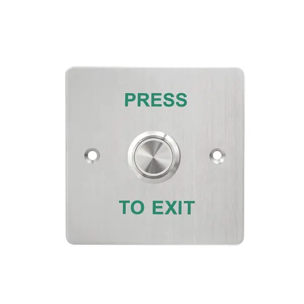 Buton cerere iesire exterior LinkPower ML-86, NO/NC/COM, 12/24 V, otel inoxidabil, rezistent la apa