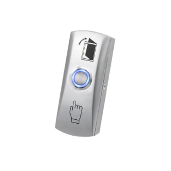 Buton cerere iesire LinkPower ML-909L, NO/COM , aliaj aluminiu, 12/24 V