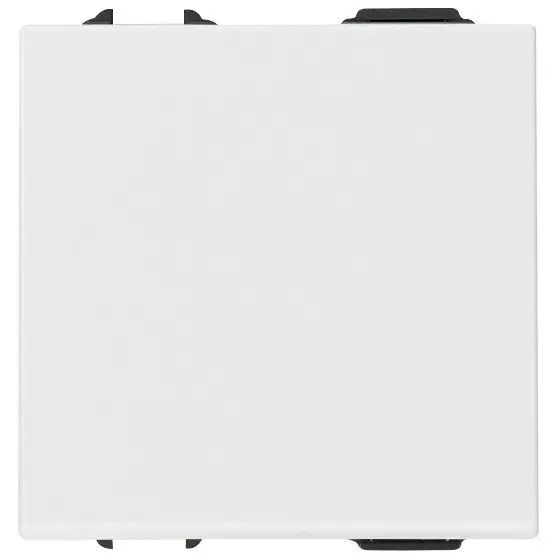 Buton cu revenire 2 module Vimar Neve Up 09008.2, 1P NO 10A alb