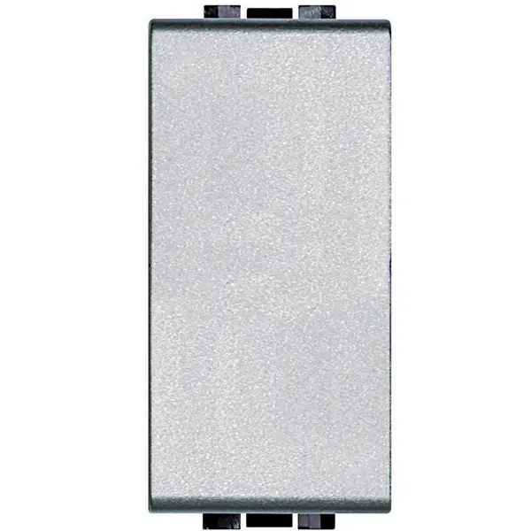 Buton cu revenire dublu Bticino Living Light NT4036 / NT4036N, argintiu