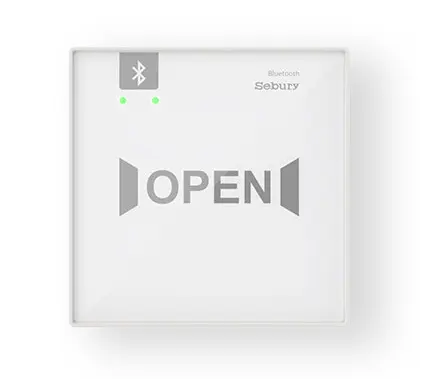 Buton de iesire cu Bluetooth, aplicatie mobila, 86x86x12, Sebury S-PAD-BT
