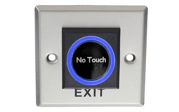 Buton de iesire fara atingere, senzor infrarosu, LED de stare, montaj incastrat, din aluminiu, Sebury NBT-006