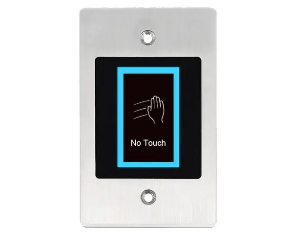 Buton de iesire incastrabil cu infrarosu si temporizare, index de protectie IP66, LED de stare, SECUKEY, Ebutton 2-X