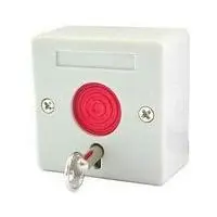 Buton de panică aplicabil cu revenire prin cheie, NO/NC, CSAcces BT-27