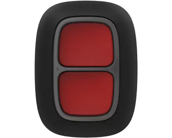 Buton de panica dublu wireless Ajax, 868 Mhz 1.3km, IP55, negru, AJAX DOUBLE BUTTON BL