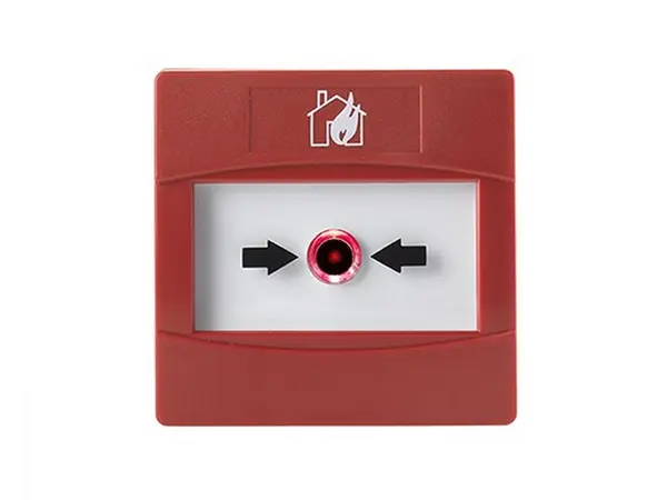 Buton manual wireless de incendiu Inim FireVibes, resetabil, radio bidirectional, raza 200m, WC0010