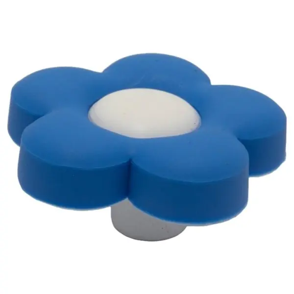 Buton Mobilier Copii Floricica Albastra, 45x45x24 mm