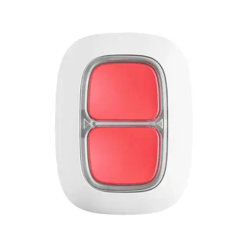Buton panica smart wireless AJAX; Numar butoane: 2; Utilizare ca buton panica sau control automatizari, cominicare bidirectionala; Protectie apasare accidentala: necesita apasare simultana
