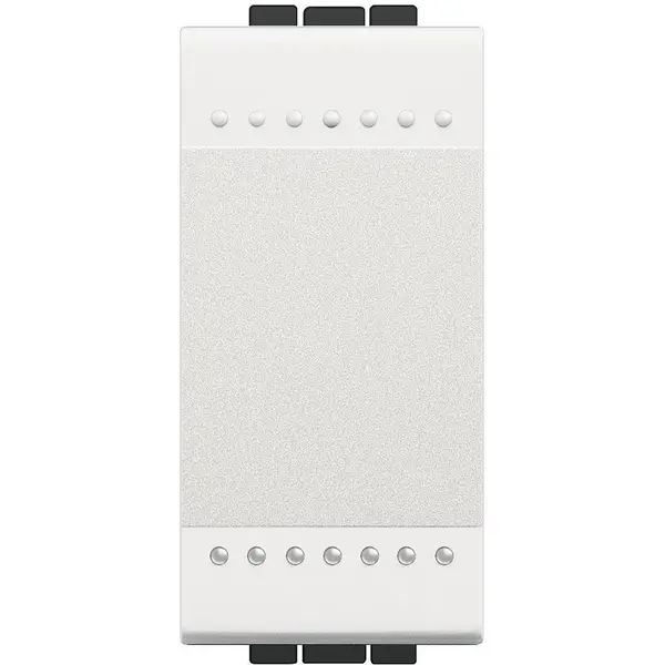 Buton prin apasare 1P NO 10A Living Light Bticino N4005A, alb