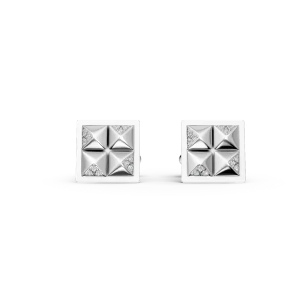 Butoni Silver Pyramid