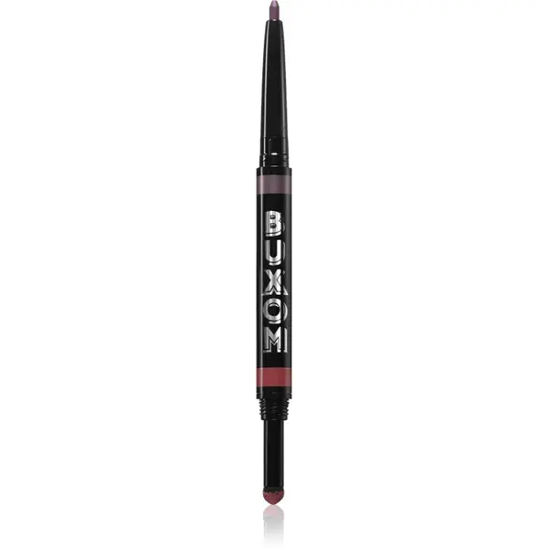 Buxom FLIP SIDE DUAL-ENDED EYELINER & SHADOW Crema umbre ochi si linii in creion culoare Burgundy Bestie 0.78 g