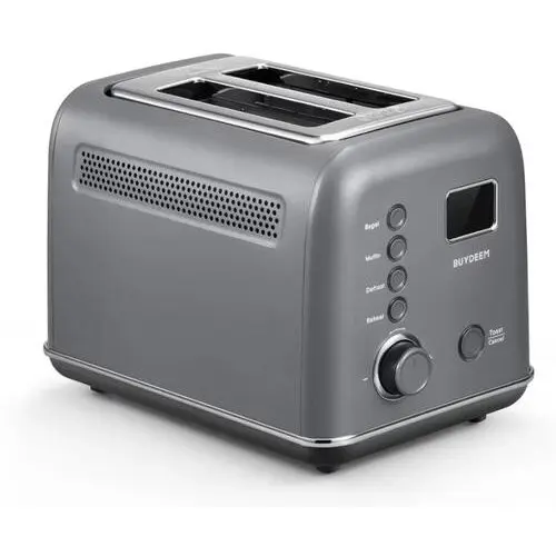BUYDEEM Prajitor de paine Buydeem DT730E-IG/EU Retro 2 felii, 700 W, Gri