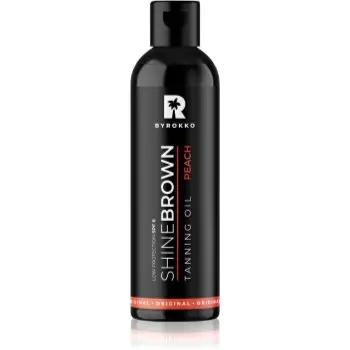 BYROKKO Shine Brown Peach ulei protector pentru intensificarea bronzului SPF 6