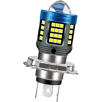 BZRSH Bec LED H4 Moto 2 Faze 61 SMD 3030 160W 15000lm 6000K