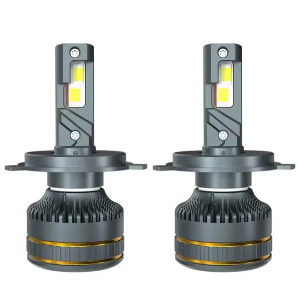 BZRSH Becuri LED H4 A8 Turbo 100W 15000LM 6000K IP68 Set 2 Buc