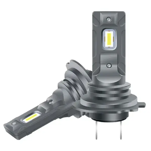 BZRSH Becuri LED H7 15000LM 120W Canbus PlugPlay 6000K Alb Rece - Set 2 Becuri Auto H7 Fara Eroare Bord, Upgrade Faruri
