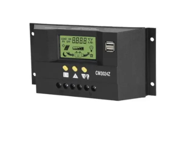 BZRSH Controler Regulator Panou Solar 30A 12V-24V Display LCD 2 Porturi USB PWM