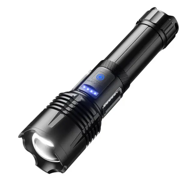 BZRSH Lanterna LED Aluminiu P70 - 1000 Lumeni, Focus Ajustabil, 3 Moduri, Acumulator 26650, USB