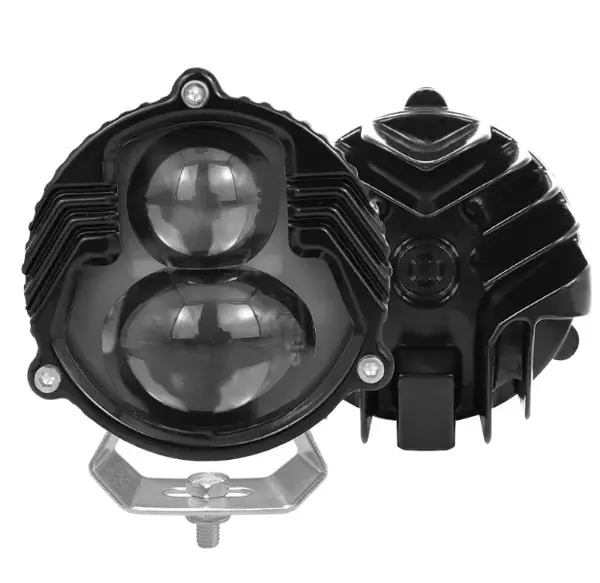 BZRSH Proiector LED Off-Road 67mm 50W 2 Faze 6000K 12-24V Carcasa Aluminiu