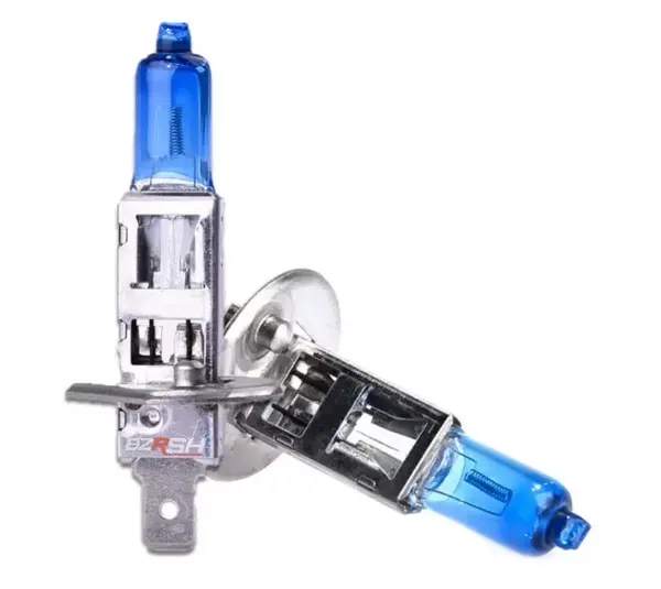 BZRSH Set 2 Becuri Auto Halogen H1 100W Xenon Look 12V 5000K