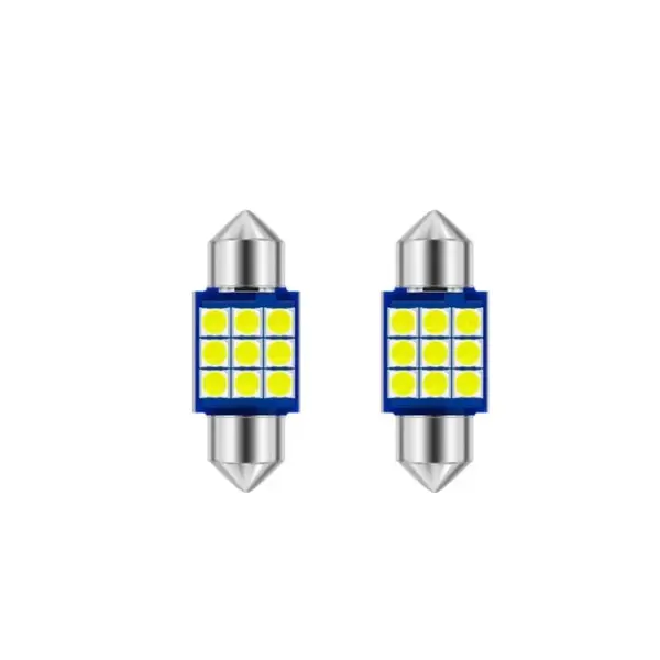 BZRSH Set 2 Becuri Auto LED C5W Sofit 31mm 18 SMD Canbus Fara Eroare