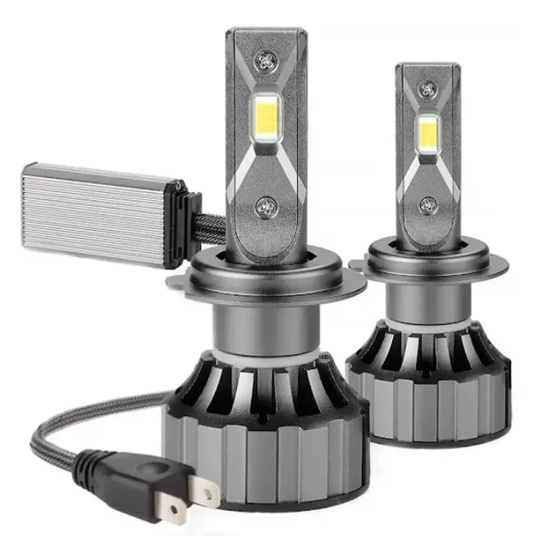 BZRSH Set 2 Becuri LED H4 V20 120W 12000LM Canbus 6000K Alb Rece IP67
