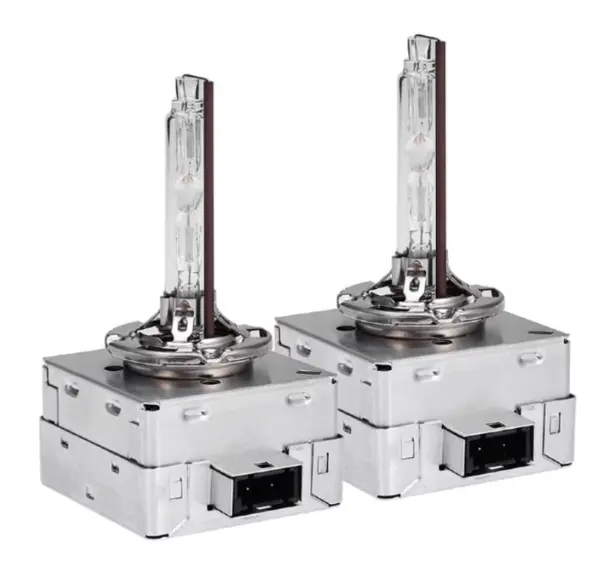 BZRSH Set 2 Becuri Xenon D1S Soclu Metalic 6000K 35W 3200lm 12V