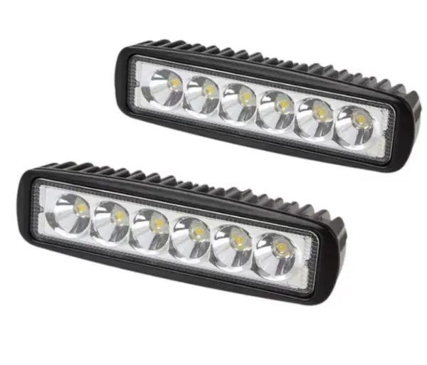 BZRSH Set 2 Proiectoare LED Off-Road 18W 1320 Lumeni 12-24V 16cm
