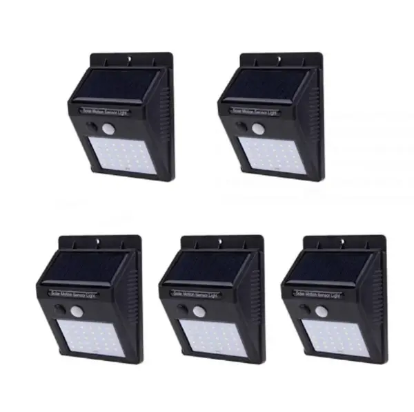 BZRSH Set Lampi Solare 30 LED Senzor Miscare Lumina 120 3.7V ABS IP65 Exterior