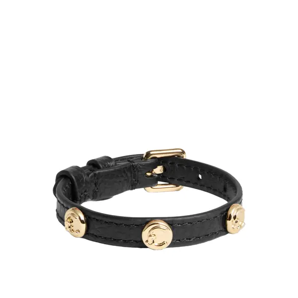 C-me studs adjustable bracelet noir