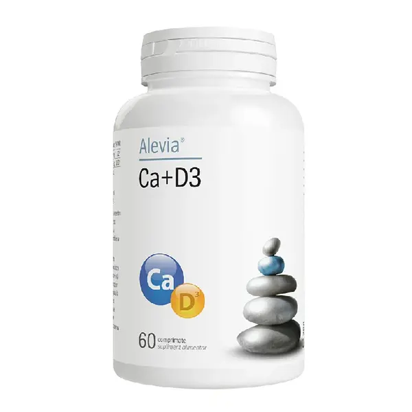 Ca+D3, 60 comprimate, Alevia