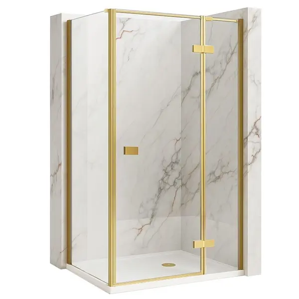 Cabina de dus Rea Atlas 120x100 Brush Gold