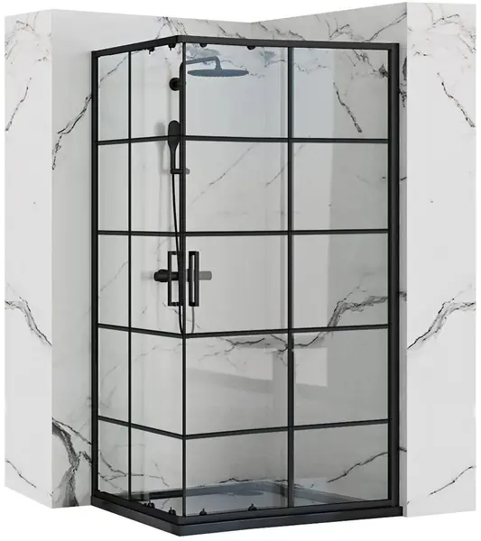 Cabina de dus Rea Concept Black 80x100