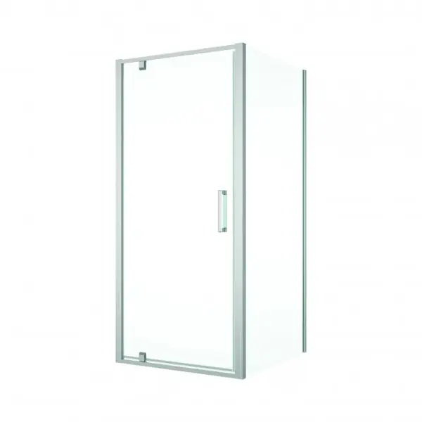 Cabina dus 100x90 cm cu usa batanta, crom lucios, sticla securizata de 6 mm, Sanswiss Ocelia