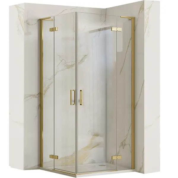 Cabina dus Hugo 80x80 auriu periat