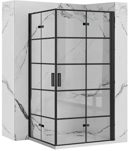 Cabina dus Rea Molier Black Double 80x100
