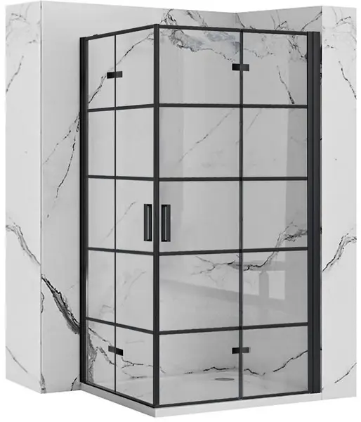 Cabina dus Rea Molier Black Double 80x80