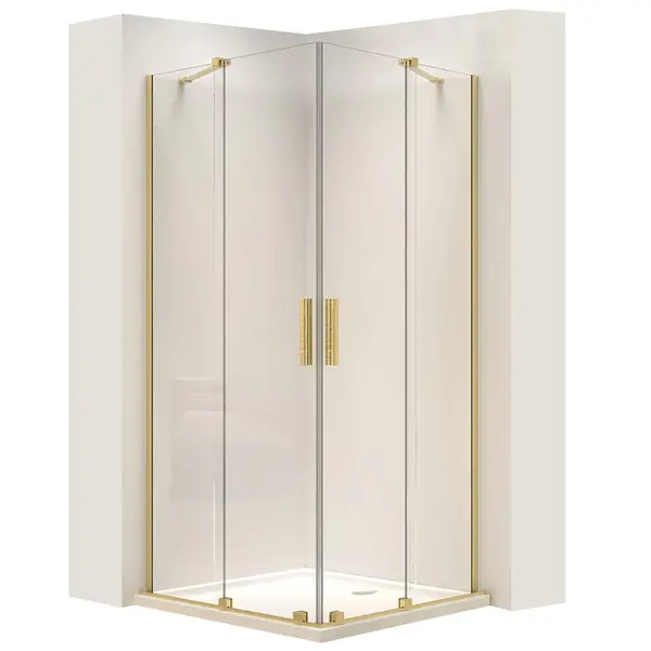 Cabina dus REA Montana Double Gold Brush 80x100