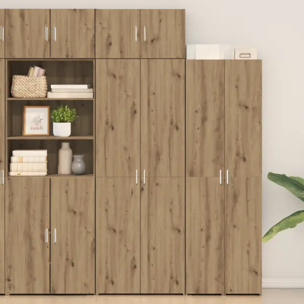 Cabinet de depozitare Gossi stejar artisan 70x42.5x225 cm lemn prelucrat