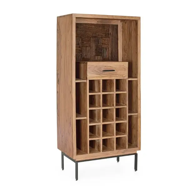 Cabinet de vinuri MANGAL 72 x 40 x 150 CM - Default Title