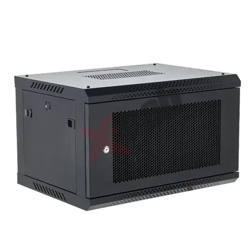 Cabinet metalic de perete 19inch Xcab A3, tip rack wallmount, 9U 600x800 mm, Negru